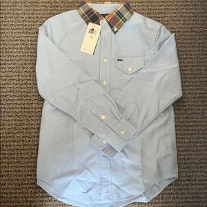 Ralph Lauren Blue button down long sleeve